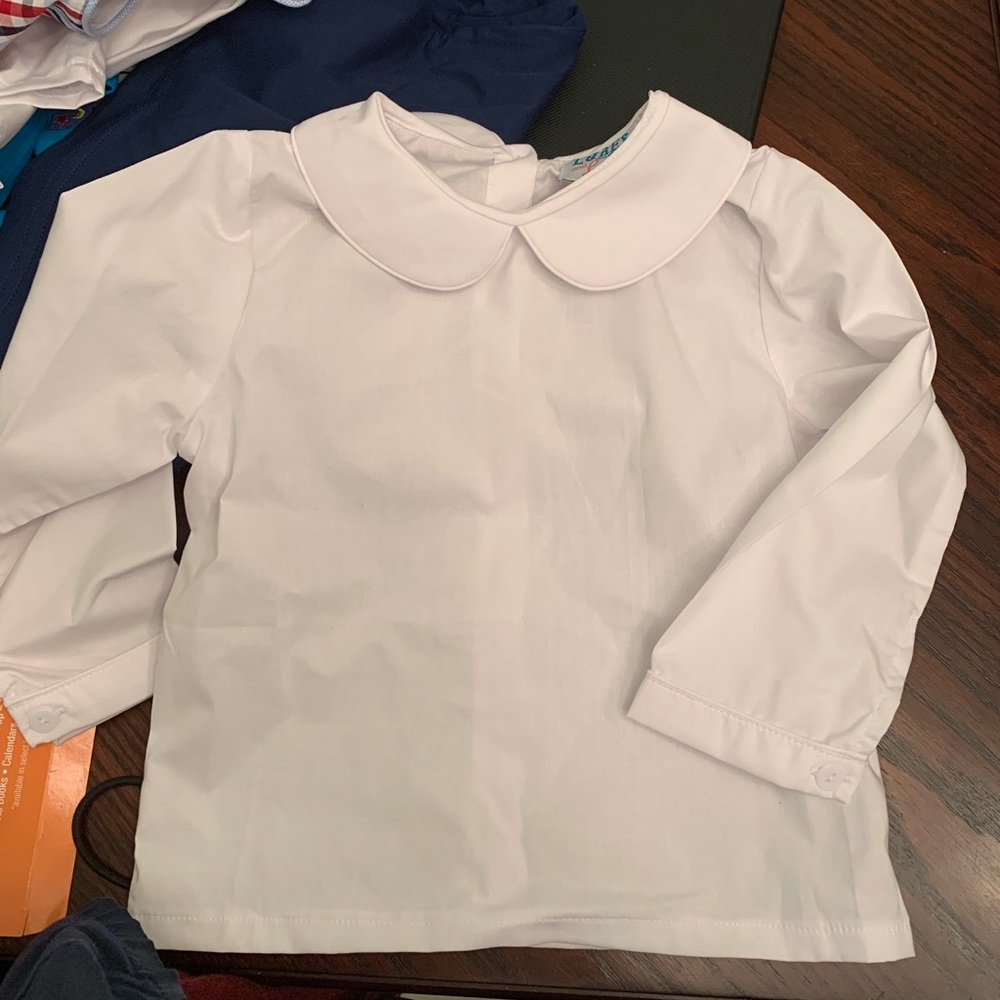 NWOT Lures and Lace collared shirt